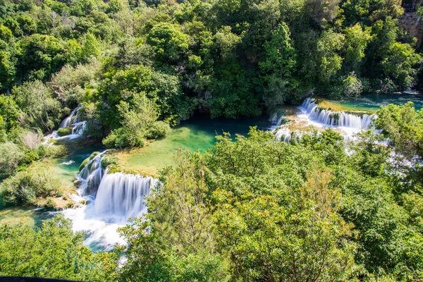 Национальный Парк Крка Один Национальных Парков Далмации Хорватия — стоковое фото