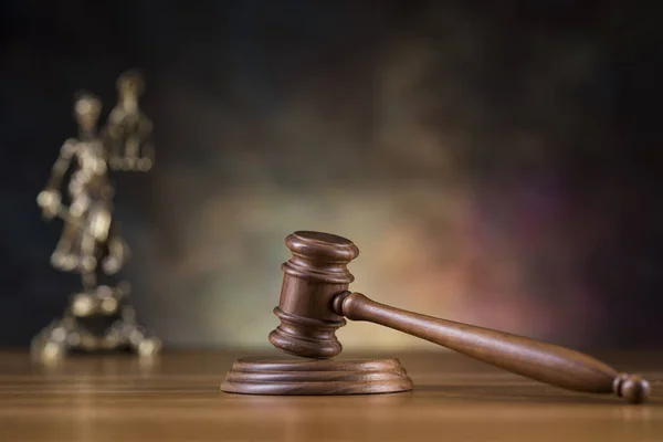 Lei Barrister Martelo Madeira Conceito Justiça Conceito Sistema Jurídico — Fotografia de Stock