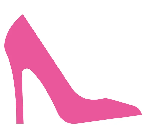 Tacones Altos Moda Rosa Glamour Femenino Ilustración — Foto de Stock