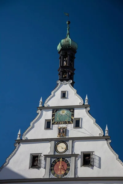 Rothenburg Der Tauber Město Okrese Ansbach Mittelfranken Střední Franky Region — Stock fotografie