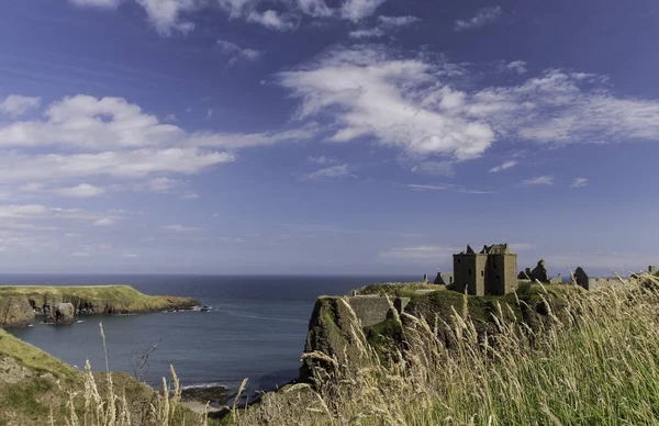 Castelo Dunnottar Uma Ruína Castelo Aberdeenshire Escócia Foto Tirada Setembro — Fotografia de Stock