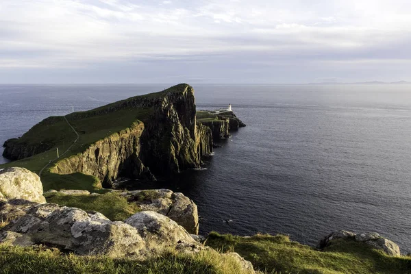 Neist Point Ponto Vista Sobre Ponto Mais Ocidental Ilha Skye — Fotografia de Stock