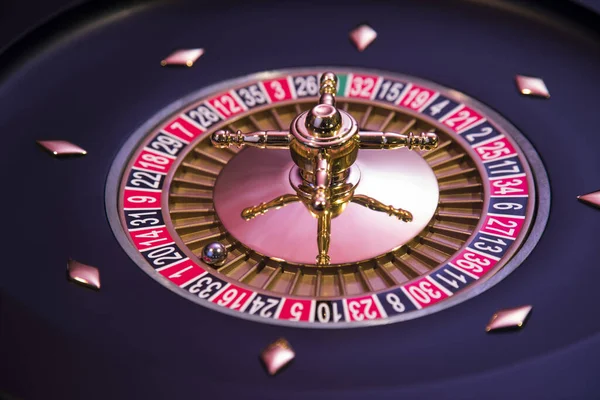 Casino Rulet Bir Hareket Çalıştıran — Stok fotoğraf