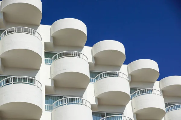 Balkony Moderní Budově Detaily Textur — Stock fotografie