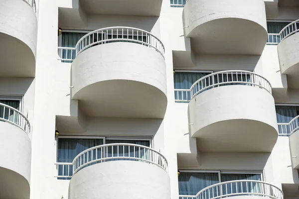 Varandas Edifício Moderno Detalhe Textura — Fotografia de Stock