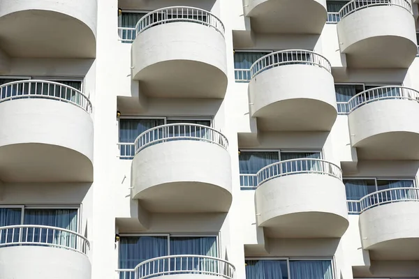 Varandas Edifício Moderno Detalhe Textura — Fotografia de Stock