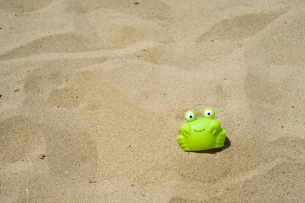 Legrační Barevné Plastové Hračky Pláži — Stock fotografie