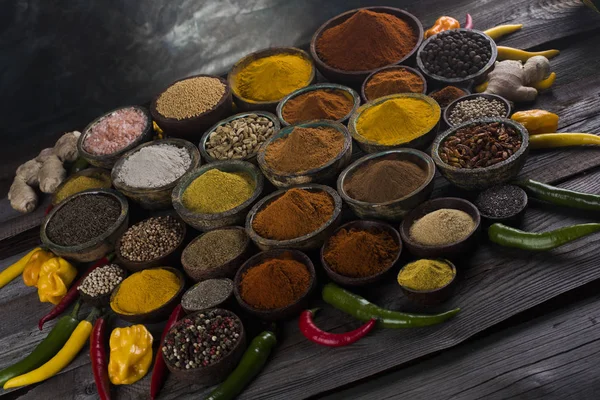 Aromatic Spices Still Life Background — Stock Photo, Image