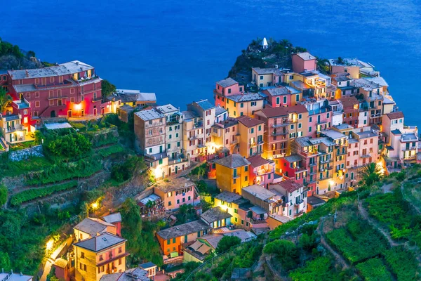 Pittoresco Comune Manarola Provincia Spezia Liguria Italia — Foto Stock