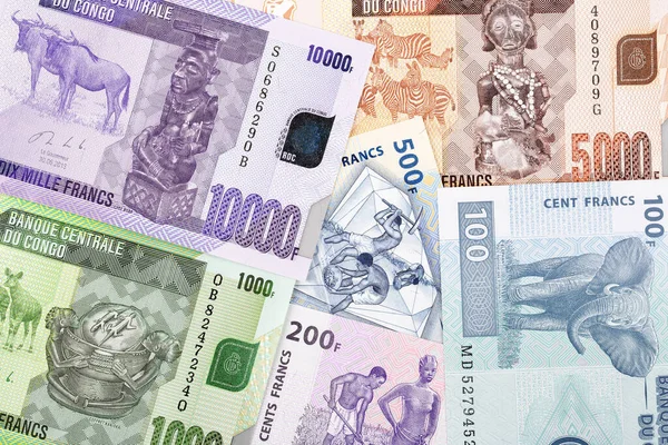 Geld Uit Congo Een Zakelijke Achtergrond — Stockfoto