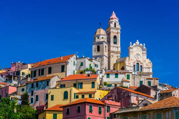 Pueblo Cervo Riviera Italiana Provincia Imperia Liguria Italia — Foto de Stock