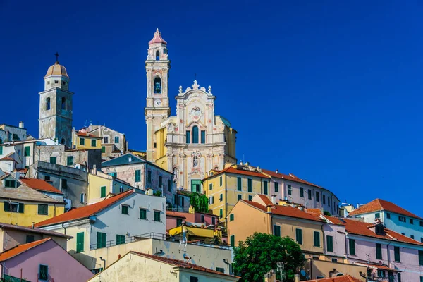 Pueblo Cervo Riviera Italiana Provincia Imperia Liguria Italia — Foto de Stock