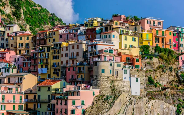 Ville Pittoresque Manarola Dans Province Spezia Ligurie Italie — Photo