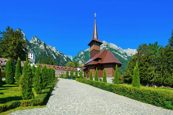 Monastery Busteni Caraiman Mountains Romania — Stock Photo, Image