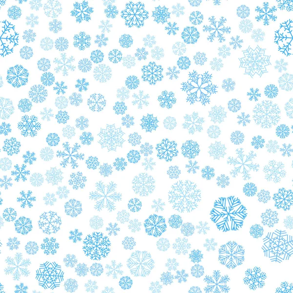 Winter Snow Light Seamless Pattern Light Blue — 图库照片