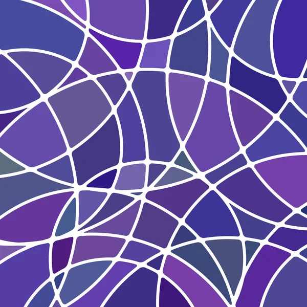Abstrato Fundo Mosaico Vidro Manchado Círculos Azuis Violetas — Fotografia de Stock