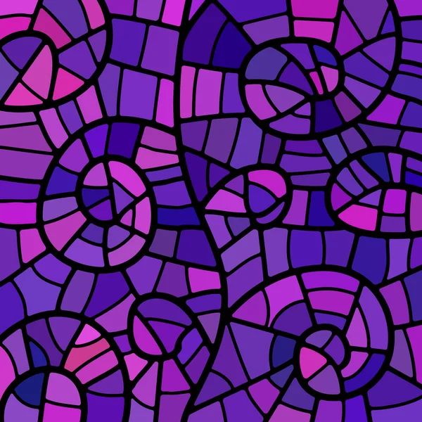 Абстрактний Вітражний Мозаїчний Фон Фіолетовий Фіолетовий — стокове фото
