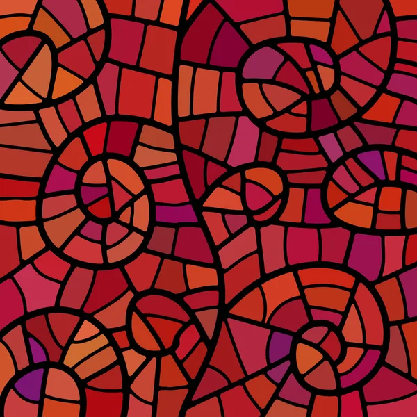 Abstract Stained Glass Mosaic Background Red Purple — Stockfoto