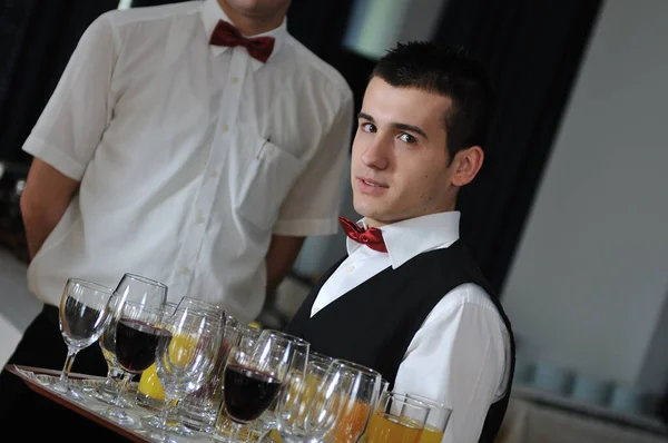 Catering Buffet Food Party Preparation Man — Stock Photo, Image