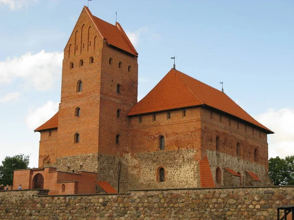 Vodní Hrad Trakai Litva — Stock fotografie