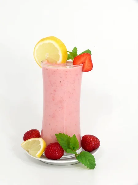 Nahsicht Auf Leckeren Smoothie — Stockfoto