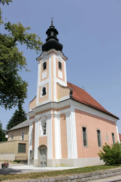 Naturskön Över Kyrka Och Arkitektur Detaljer — Stockfoto