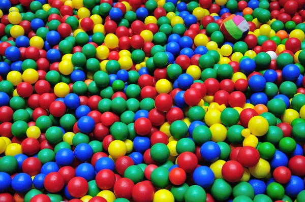 Gra Dziecko Kolorowy Piłka Streszczenie Tło — Zdjęcie stockowe
