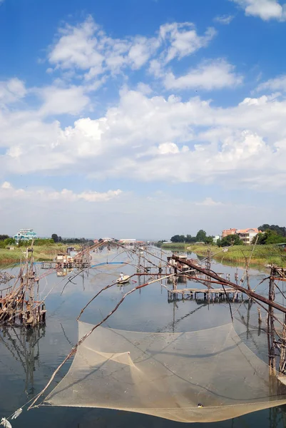 Vista Del Río Delta Del Mekong Myanmar —  Fotos de Stock