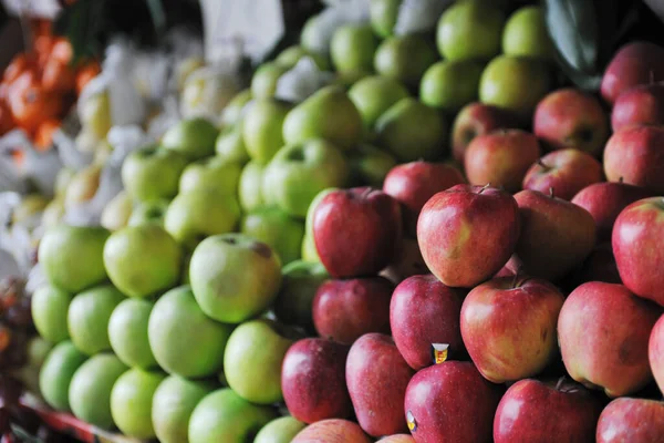 Свіжі Здорові Органічні Продукти Харчування Фрукти Овочі Ринку — стокове фото