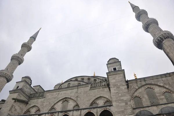 Bela Mesquita Velha Istambul Pôr Sol — Fotografia de Stock