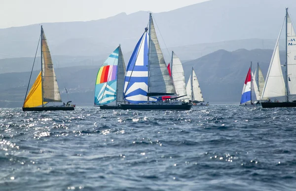 Έναρξη Του Διαδρόμου Ιστιοπλοΐας Τόξου Στο Las Palmas — Φωτογραφία Αρχείου