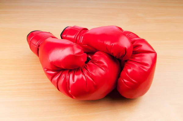 Guantes Boxeo Sobre Mesa — Foto de Stock