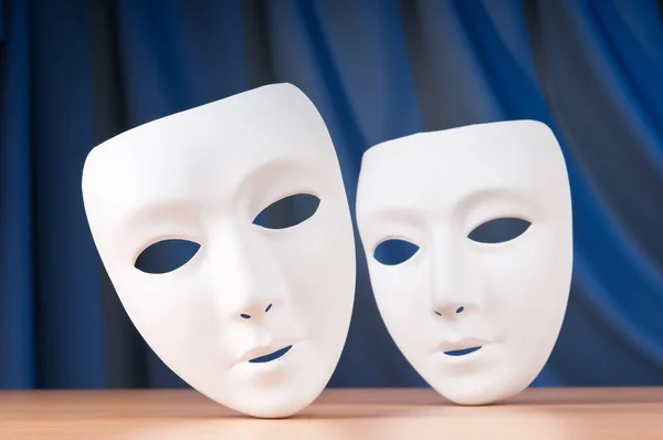 Tiyatro Konseptli Maskeler — Stok fotoğraf