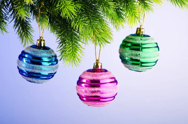 Baubles Christmas Tree Celebration Concept — Stock Photo, Image