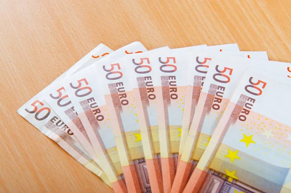 Billets Euros Disposés Set — Photo