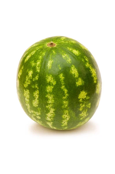 Vatten Melon Isolerad Den Vita Bakgrunden — Stockfoto