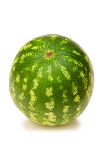 Melon Wodny Izolowany Białym Tle — Zdjęcie stockowe
