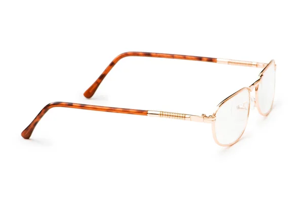 Óculos Ópticos Isolados Fundo Branco — Fotografia de Stock