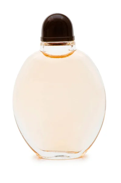 Bottiglia Profumo Isolata Sul Bianco — Foto Stock