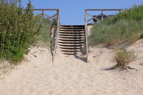 Plaży Macicy Północno Morskiej Wyspie Foehr — Zdjęcie stockowe