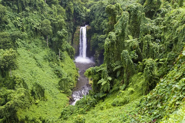 Bela Cachoeira Fundo Natureza — Fotografia de Stock