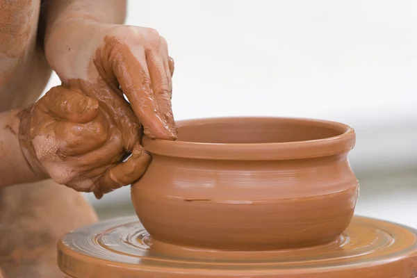 Plato Cerámica Ollas Barro — Foto de Stock