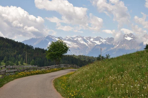 Vista Panorâmica Bela Paisagem Alpes — Fotografia de Stock