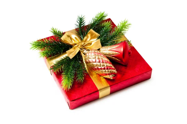 Christmas Concept Decoration Giftbox — Stock Photo, Image
