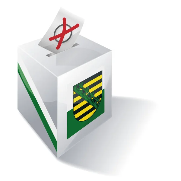 Boîte Électorale Saxe Droit Vote — Photo