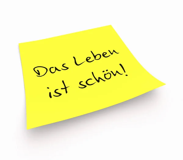 Notizbücher Leben Ist Schön — Stockfoto