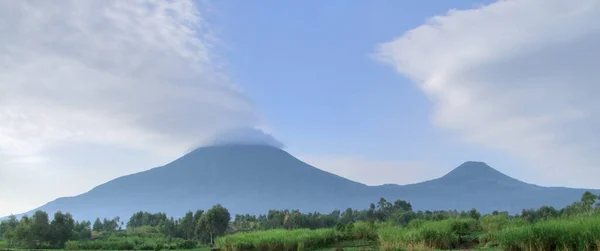 Vista Monica Torno Das Montanhas Virunga Uganda África — Fotografia de Stock