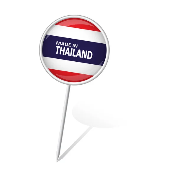 Pin Rond Fabriqué Thailand — Photo