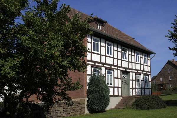 Dom Derental Gmina Boffzen — Zdjęcie stockowe
