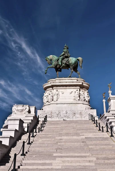 Monumento Vittorio Emanuele — Foto de Stock